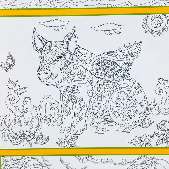 Color Me Your Way #4 Adult Coloring Book - NEW - Picture 4 of 7